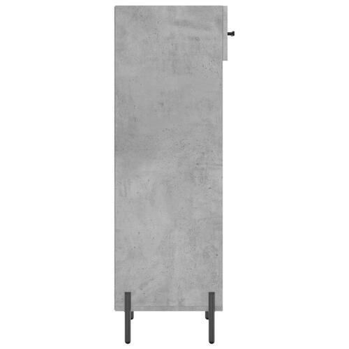 Skoreol 30x35x105 cm konstrueret træ betongrå