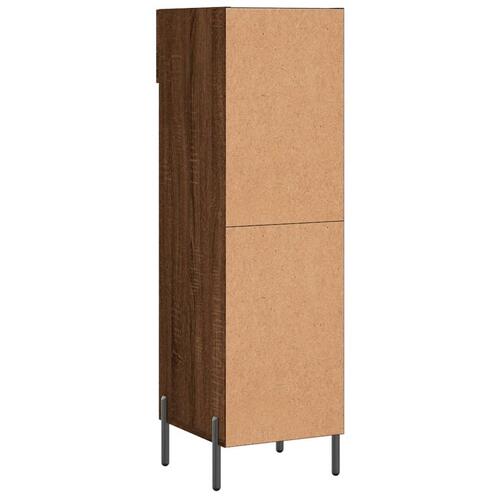 Skoreol 30x35x105 cm konstrueret træ brun egetræsfarve