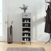 Skoreol 30x35x105 cm konstrueret træ betongrå
