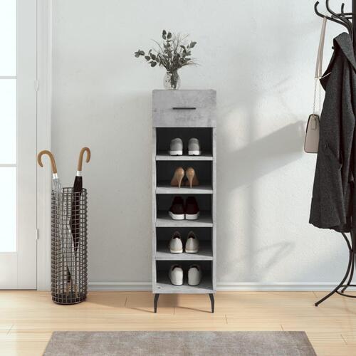 Skoreol 30x35x105 cm konstrueret træ betongrå