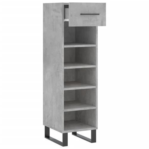 Skoreol 30x35x105 cm konstrueret træ betongrå