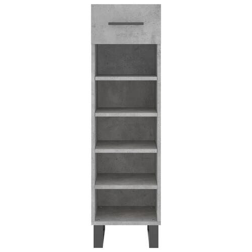 Skoreol 30x35x105 cm konstrueret træ betongrå