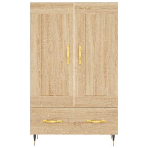 Skab 69,5x31x115 cm konstrueret træ sonoma-eg