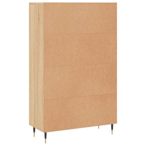 Skab 69,5x31x115 cm konstrueret træ sonoma-eg