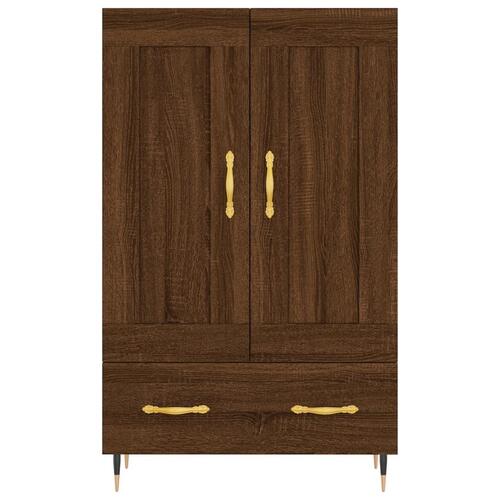 Skab 69,5x31x115 cm konstrueret træ brun sonoma-eg