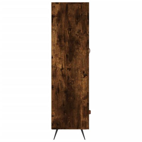 Skab 69,5x31x115 cm konstrueret træ røget sonoma-eg
