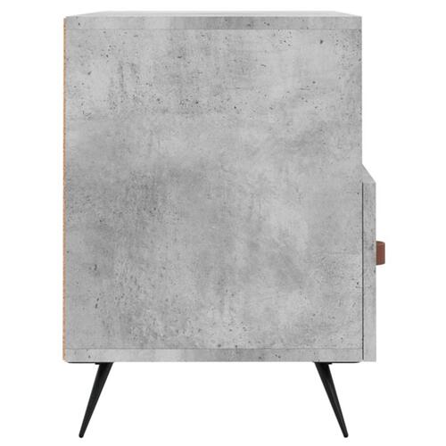 Tv-bord 80x36x50 cm konstrueret træ betongrå