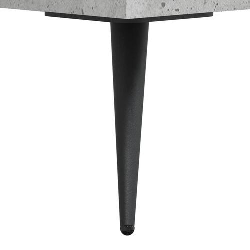 Tv-bord 80x36x50 cm konstrueret træ betongrå