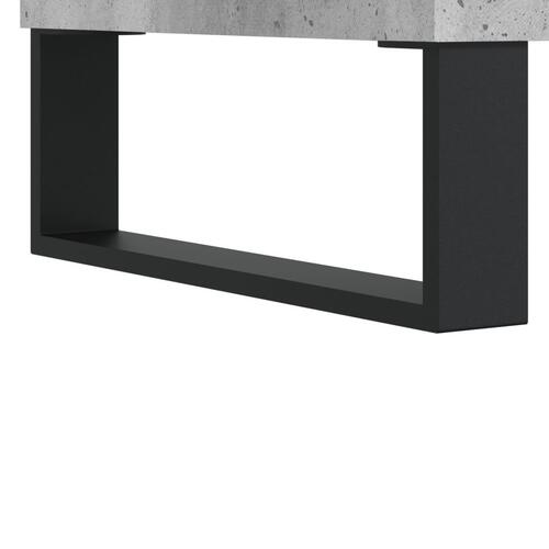 Tv-bord 80x36x50 cm konstrueret træ betongrå