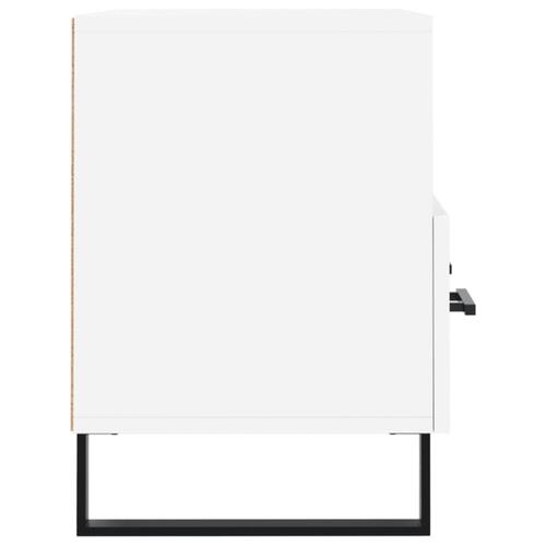 Tv-bord 80x36x50 cm konstrueret træ hvid