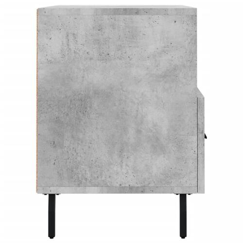 Tv-bord 80x36x50 cm konstrueret træ betongrå
