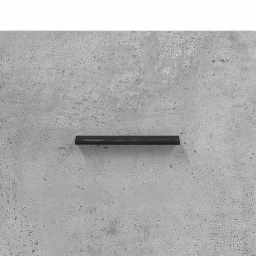 Tv-bord 80x36x50 cm konstrueret træ betongrå
