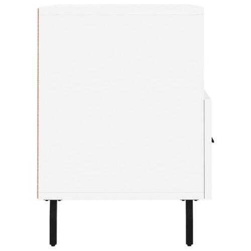 Tv-bord 80x36x50 cm konstrueret træ hvid