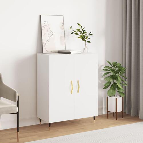 Skænk 69,5x34x90 cm konstrueret træ hvid