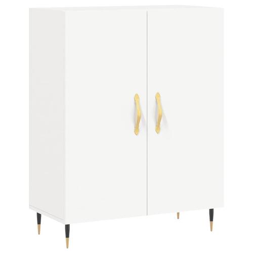 Skænk 69,5x34x90 cm konstrueret træ hvid