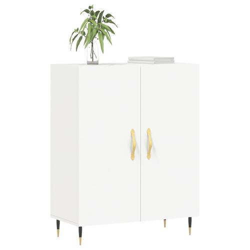 Skænk 69,5x34x90 cm konstrueret træ hvid