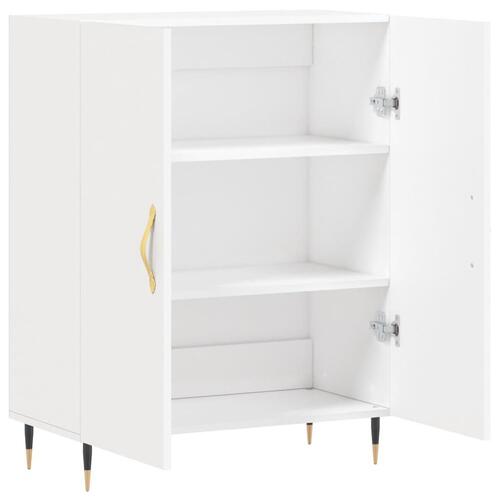 Skænk 69,5x34x90 cm konstrueret træ hvid