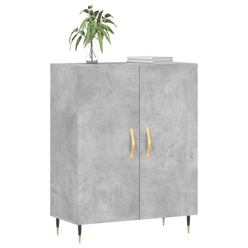 Skænk 69,5x34x90 cm konstrueret træ betongrå