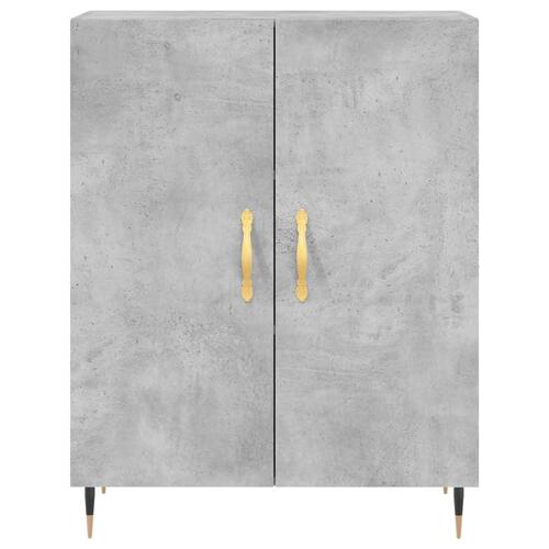 Skænk 69,5x34x90 cm konstrueret træ betongrå