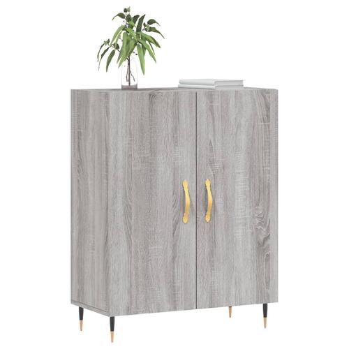 Skænk 69,5x34x90 cm konstrueret træ grå sonoma-eg