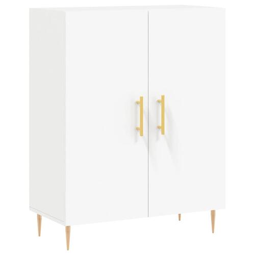 Skænk 69,5x34x90 cm konstrueret træ hvid