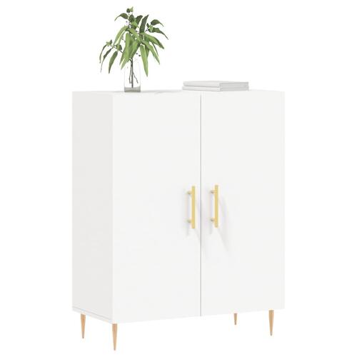 Skænk 69,5x34x90 cm konstrueret træ hvid