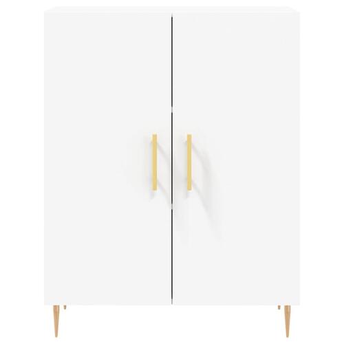 Skænk 69,5x34x90 cm konstrueret træ hvid