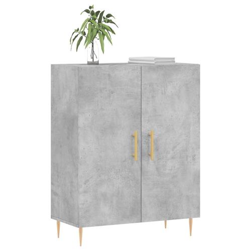 Skænk 69,5x34x90 cm konstrueret træ betongrå