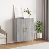 Skænk 69,5x34x90 cm konstrueret træ grå sonoma-eg