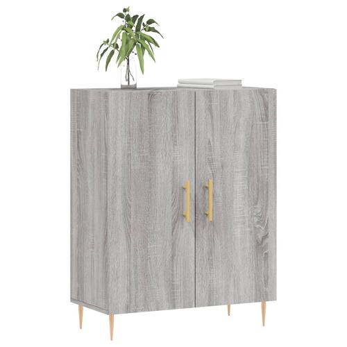 Skænk 69,5x34x90 cm konstrueret træ grå sonoma-eg