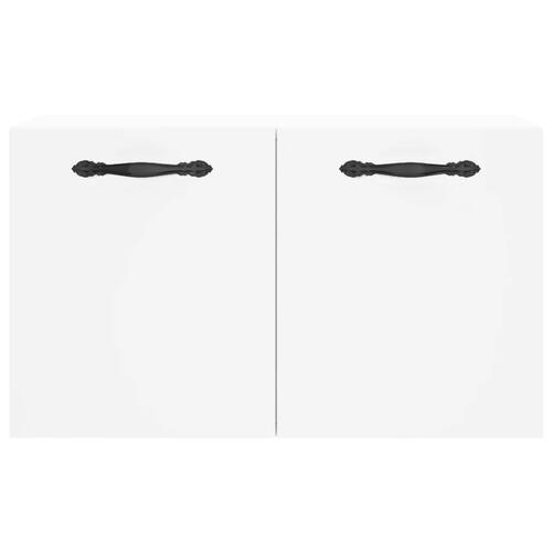 Vægskab 60x36,5x35 cm konstrueret træ hvid