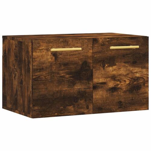 Vægskab 60x36,5x35 cm konstrueret træ røget egetræsfarve