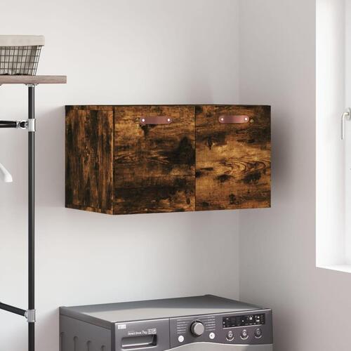 Vægskab 60x36,5x35 cm konstrueret træ røget egetræsfarve