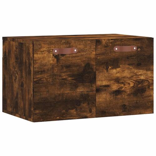 Vægskab 60x36,5x35 cm konstrueret træ røget egetræsfarve