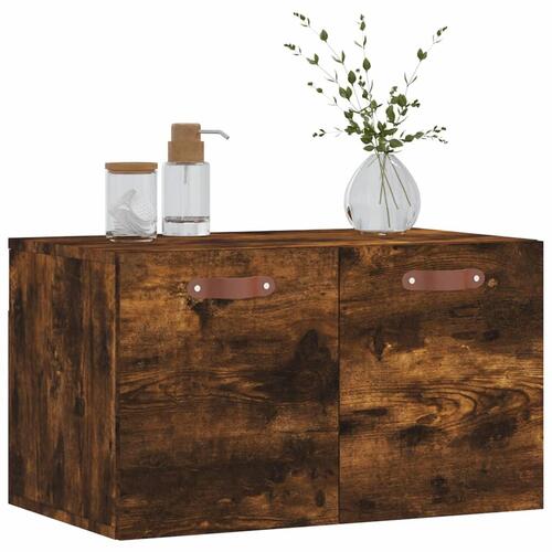 Vægskab 60x36,5x35 cm konstrueret træ røget egetræsfarve