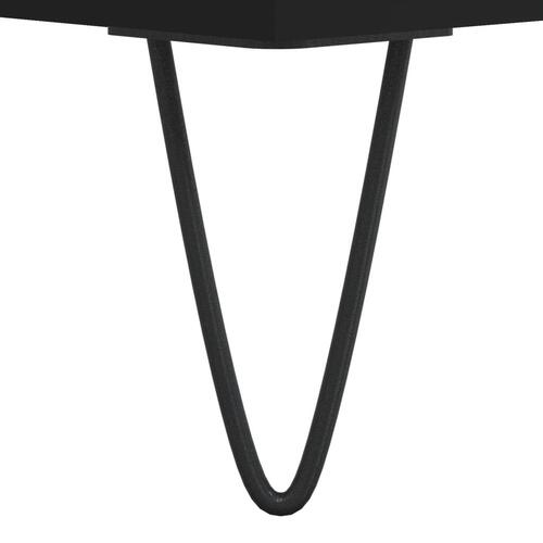 Tv-bord 102x36x50 cm konstrueret træ sort