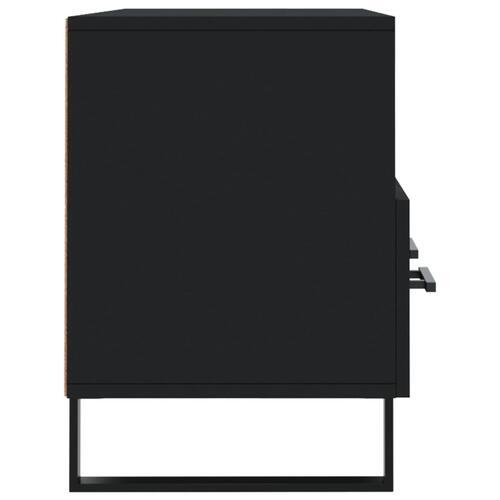 Tv-bord 102x36x50 cm konstrueret træ sort