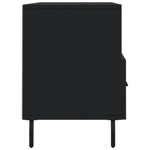 Tv-bord 102x36x50 cm konstrueret træ sort