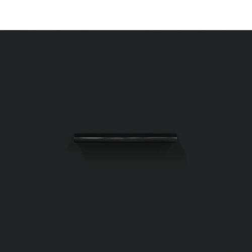 Tv-bord 102x36x50 cm konstrueret træ sort