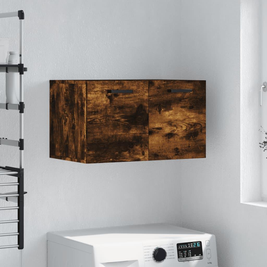 Vægskab 60x36,5x35 cm konstrueret træ røget egetræsfarve