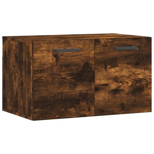 Vægskab 60x36,5x35 cm konstrueret træ røget egetræsfarve