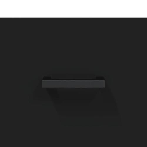 Tv-bord 102x36x50 cm konstrueret træ sort