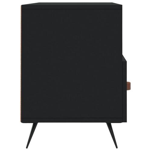 Tv-bord 102x36x50 cm konstrueret træ sort