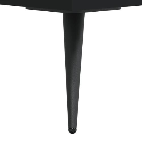 Tv-bord 102x36x50 cm konstrueret træ sort