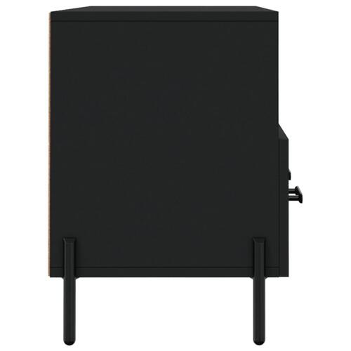 Tv-bord 102x36x50 cm konstrueret træ sort