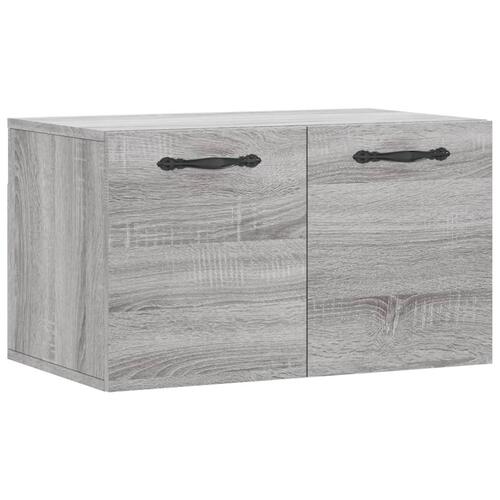 Vægskab 60x36,5x35 cm konstrueret træ grå sonoma-eg
