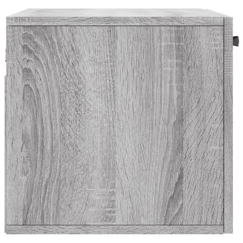 Vægskab 60x36,5x35 cm konstrueret træ grå sonoma-eg