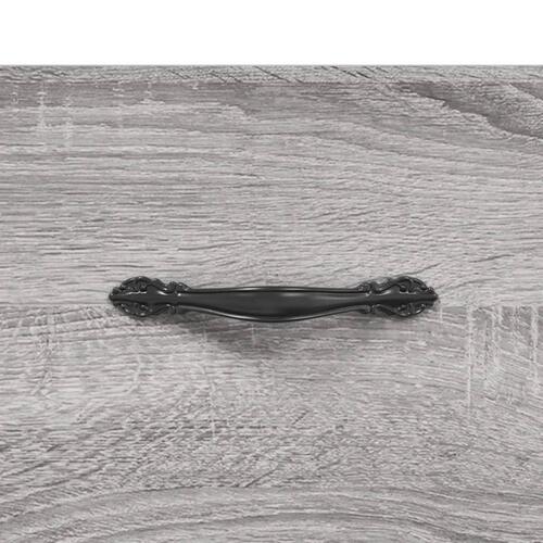 Vægskab 60x36,5x35 cm konstrueret træ grå sonoma-eg