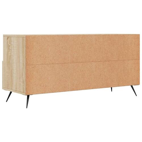 Tv-bord 102x36x50 cm konstrueret træ sonoma-eg