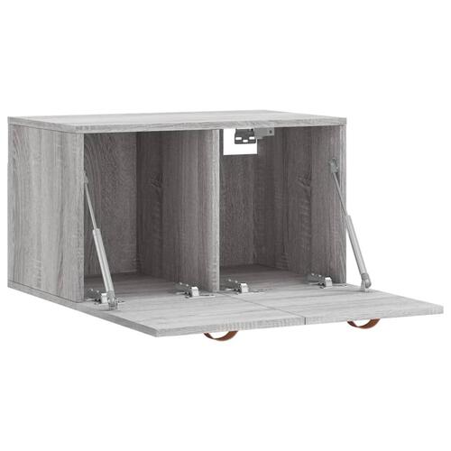 Vægskab 60x36,5x35 cm konstrueret træ grå sonoma-eg